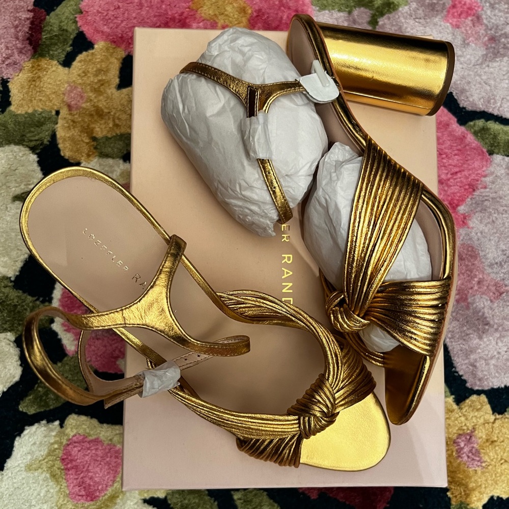 Loeffler Randall / CECE GOLD KNOT HEEL 10.5